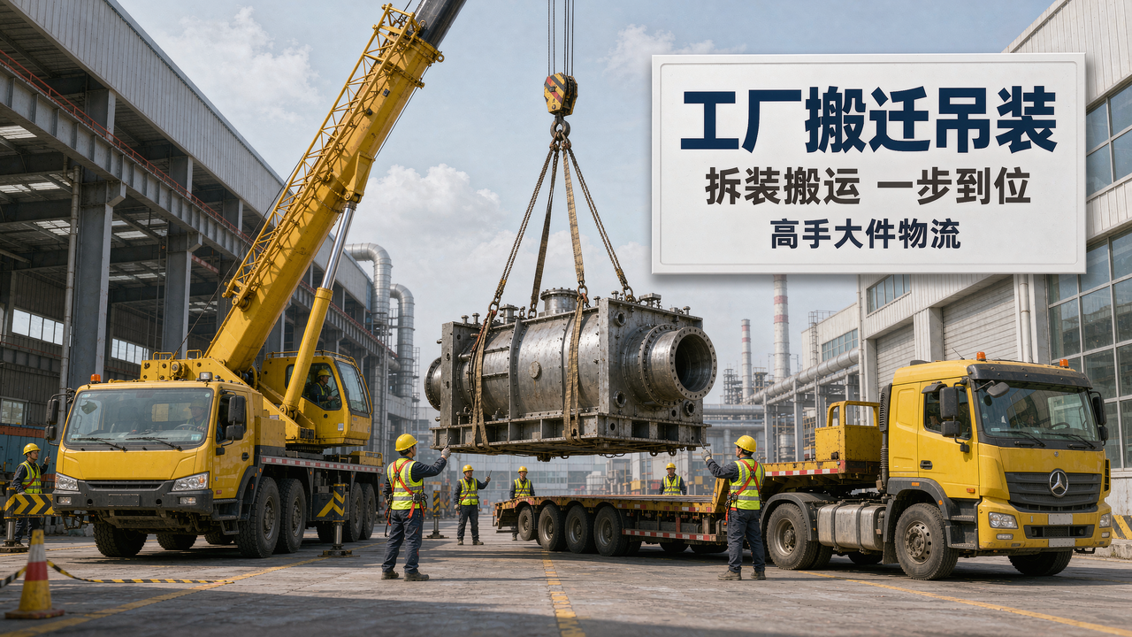 宁波市工厂搬迁吊装